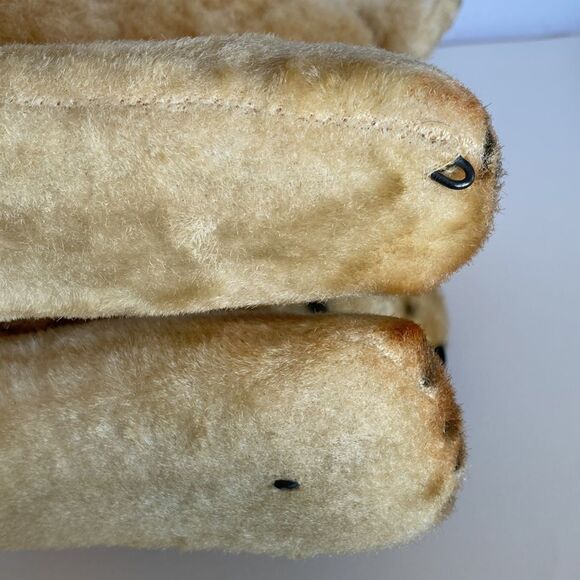 Rare Vintage Straw Stuffed Lion Animal 16" Long plus Tail - Picture 8 of 16